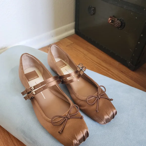 Dolce Vita Brown Ballet Flats - Picture 3 of 3